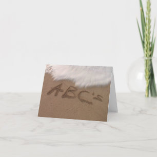 Carte Pour réaliser vos rêves rappelez-vous votre ABCs