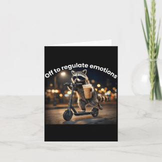 Carte Pour réguler les émotions santé mentale raton lave