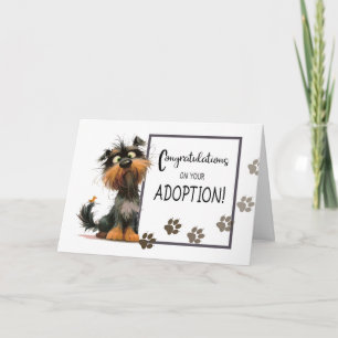 Carte Pour sauver un chien Félicitations pour votre adop