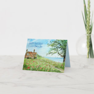 Carte Pour Soeur en droit sur la Peinture de champs de p