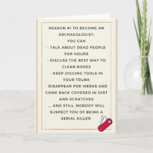Carte Pour un ami archéologue