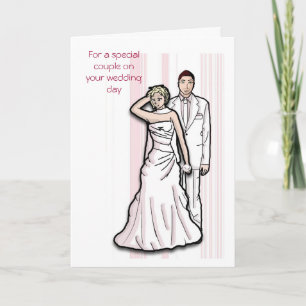 Carte Pour un couple spécial votre jour du mariage