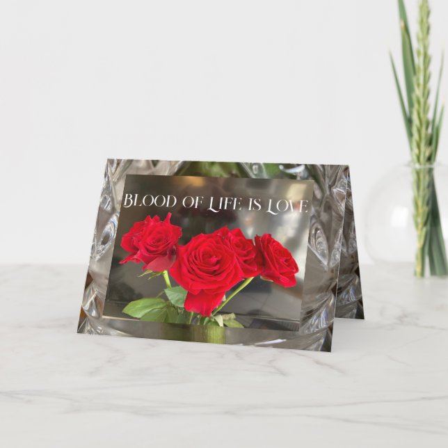 carte pour un proche ou un fiançailles de mariage (Devant)