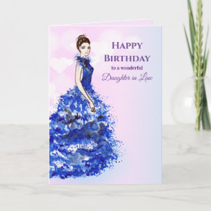 Carte Pour une belle-fille à l'occasion de son anniversa