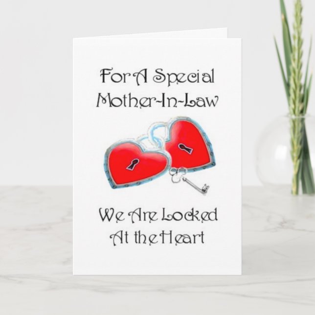 Carte Pour Une Mère Spéciale En Droit Poème Avec Graphiq (Devant)