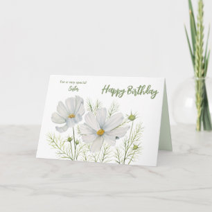 Carte Pour une sœur à l'anniversaire Illustration de cos