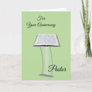 Carte Pour votre Pasteur Anniversaire
