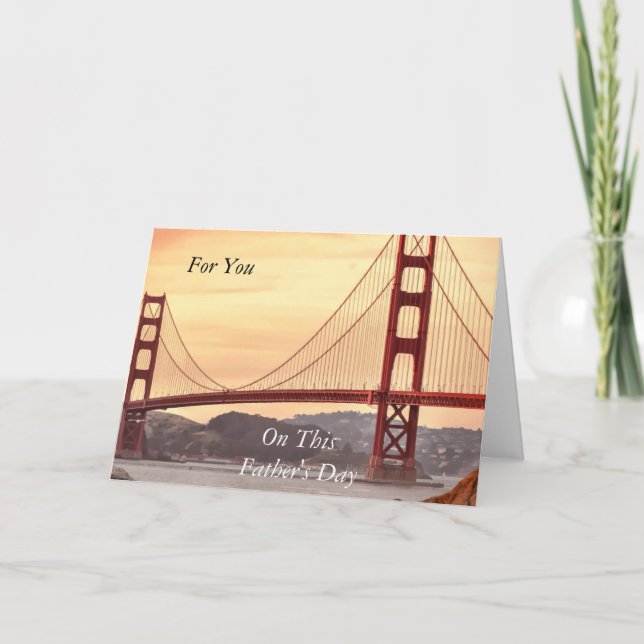 Carte Pour vous sur cette Fête des pères (Devant)