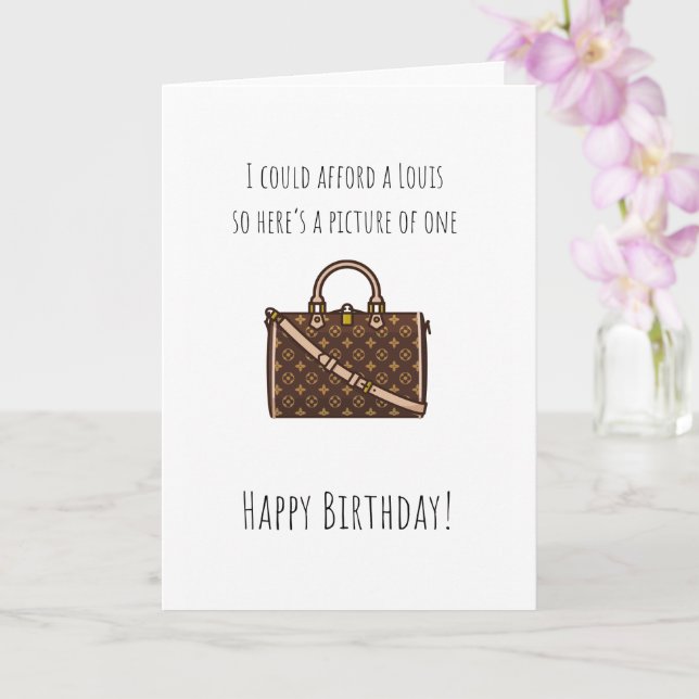 Carte Pourrait se permettre un Louis (Orchidée)