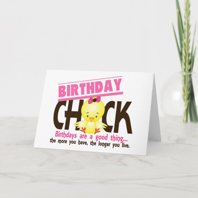 Carte Poussin 4 d'anniversaire (Devant)