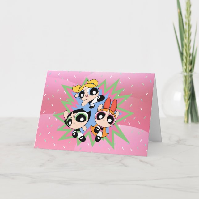 Carte Powerpuff Girls Powfactor (Devant)