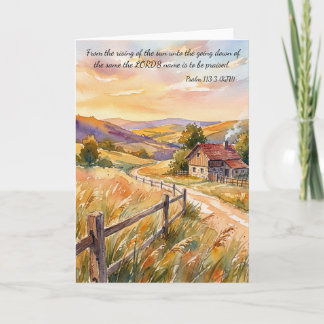 Carte Praise God Always!  Psalm 113:3