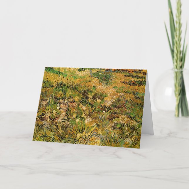 Carte Pré à l'hôpital Saint Paul par Vincent van Gogh (Devant)
