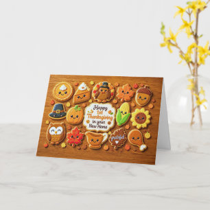 Carte Premier 1er Thanksgiving dans votre nouvelle maiso