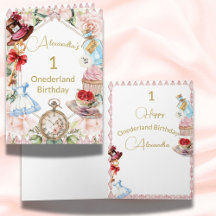 Premier Anniversaire Alice Au Pays Des Merveilles