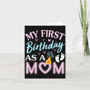 Carte Premier anniversaire en tant que maman joyeuse fêt