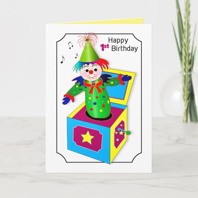 Carte Premier Jack rétro dans la boîte aux couleurs vive (Devant)