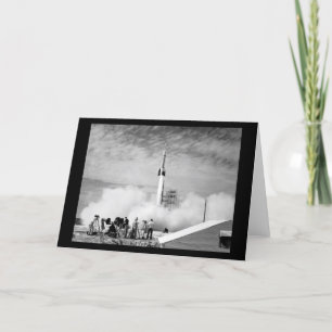 Carte Premier lancement de Rocket, Cap Canaveral,