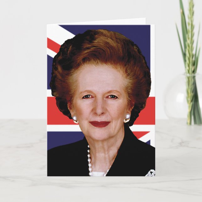 Carte Premier ministre Margaret Thatcher - La Dame de Fe (Devant)