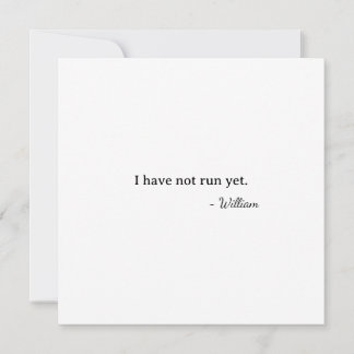 Carte Premier Valentin je ne courais pas encore