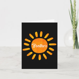 Carte Premier voyage du frère autour du soleil Vacances