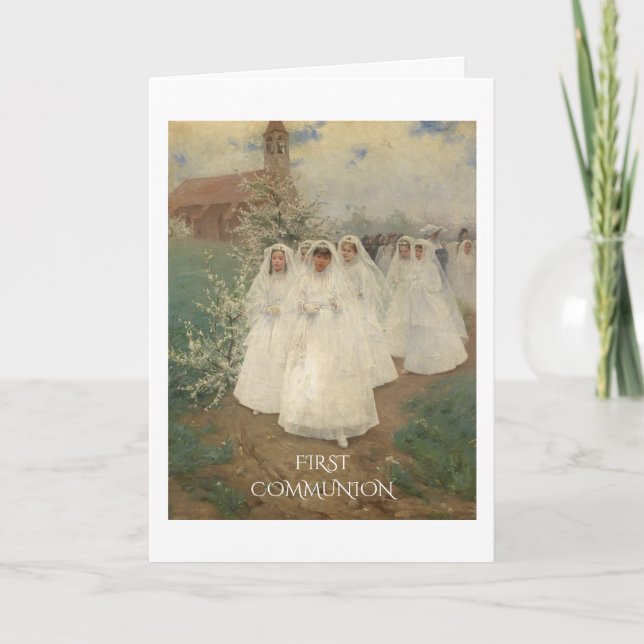 Carte Première communion (Devant)
