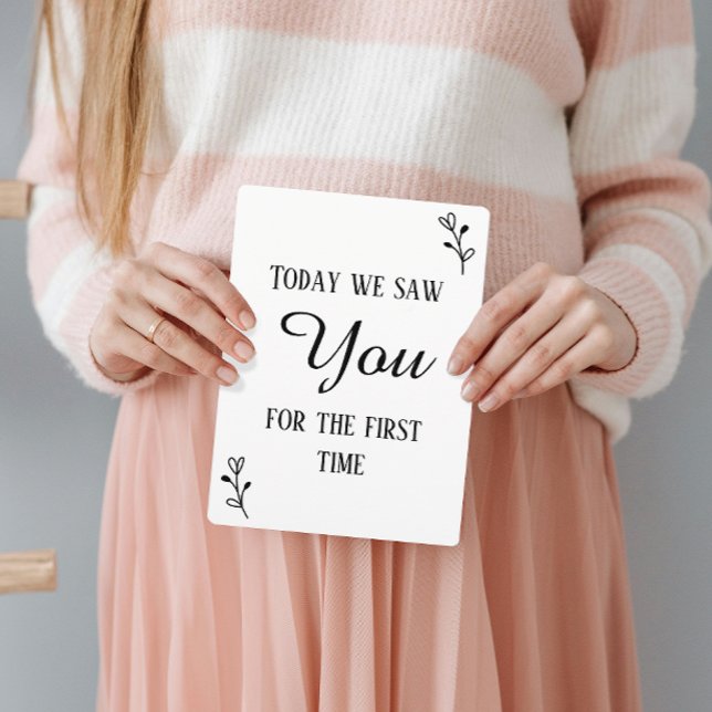 Carte Première échographie & signe du rythme cardiaque e (Créateur téléchargé)