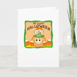 CARTE PREMIÈRE FILLE HALLOWEEN