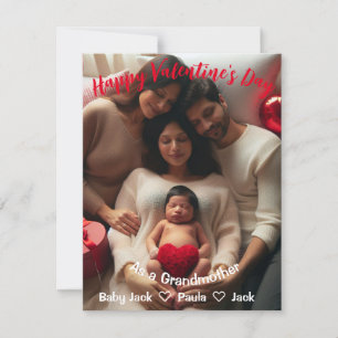 Carte Première Valentines Jour Grand-mère   Photo person