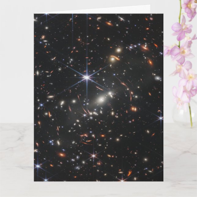 Carte Première vue profonde de l'univers de Webb (Orchidée)