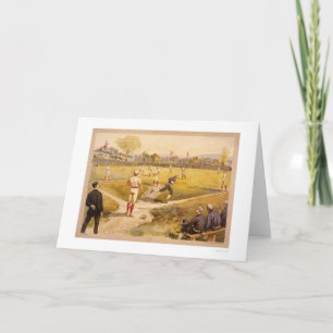 Carte Premières impressions de baseball 1887