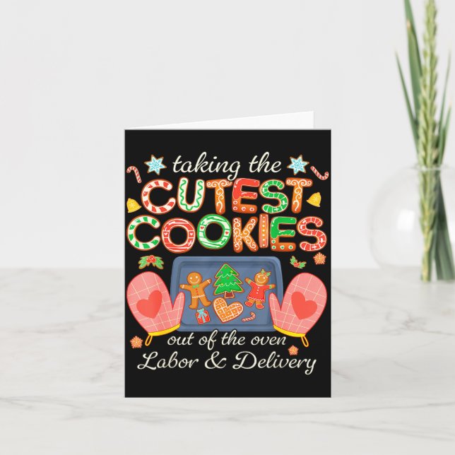 Carte Prendre Les Cookies Les Plus Mignons Du Travail De (Devant)