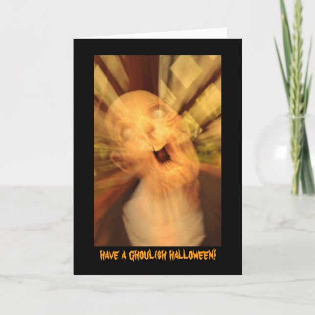 Carte prenez un halloween maladroit ! (Devant)