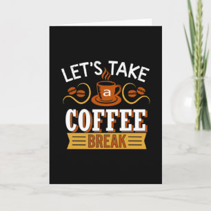 Carte Prenons une pause café