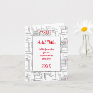 Carte Préparation fiscale