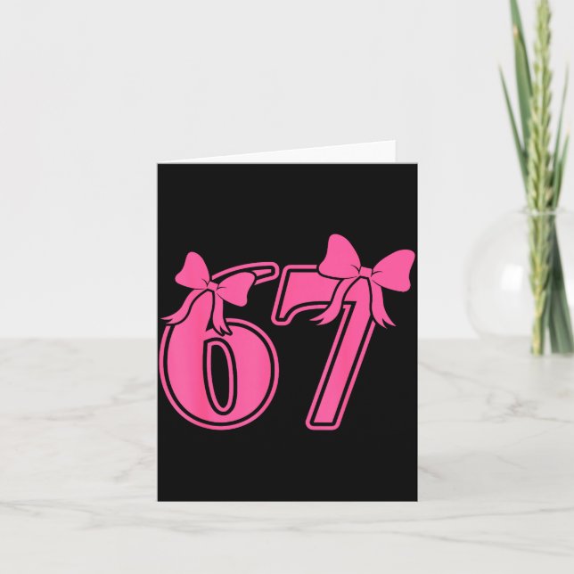 Carte Préparatoire Nk Coquette Arc Dentelle 67 Six Sept  (Devant)