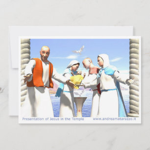 Carte Présentation de Jésus dans le Temple