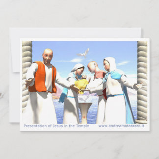 Carte Présentation de Jésus dans le Temple