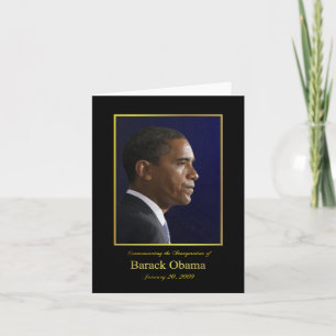 Carte Président Barack Obama