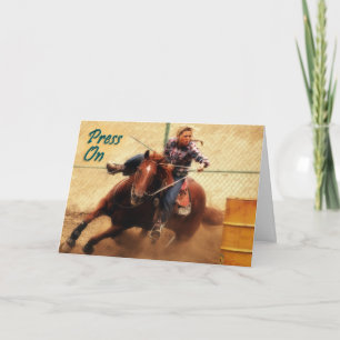 Carte Press On Encouragement Greeting Card