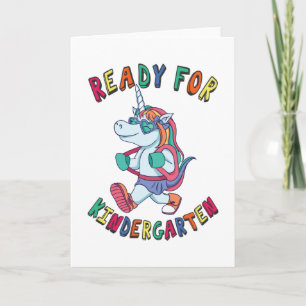 Carte Prêt pour la maternelle