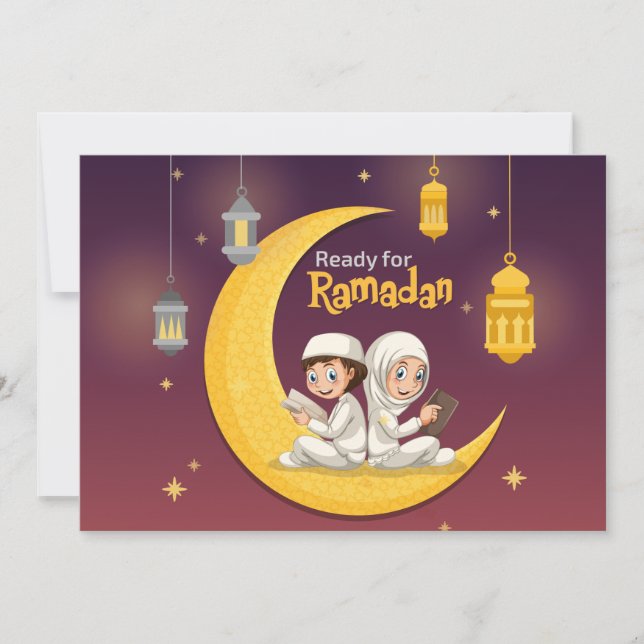 Carte Prêt Pour Le Ramadan (Devant)