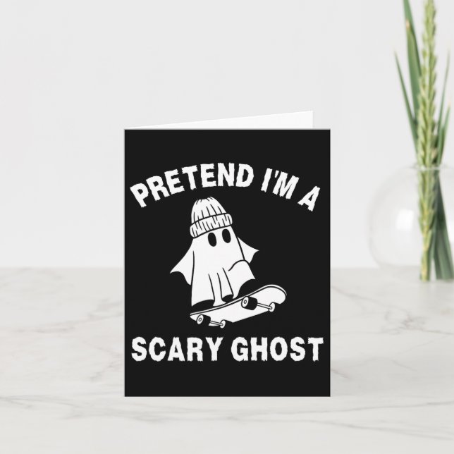 Carte Prétendre que je suis un fantôme effrayant Costume (Devant)