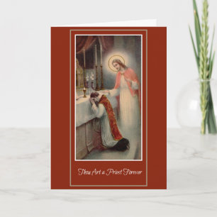 Carte Prêtrise Anniversaire Prêtre Ordination Jésus