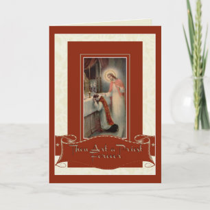 Carte Prêtrise Anniversaire Prêtre Ordination Jésus