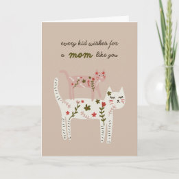 Carte Pretty Kitties Mother's Day card