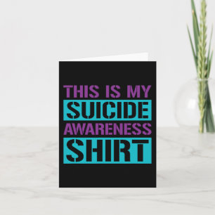 Carte Prévention du suicide - C'est ma sensibilisation a