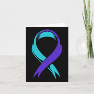 Carte Prévention du suicide de sœur de perte de sarcelle