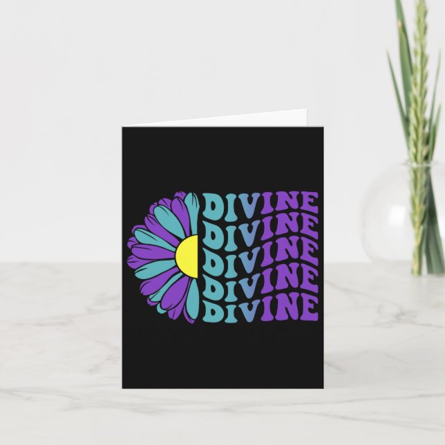 Carte Prévention du suicide divin Sensibilisation à la s (Devant)