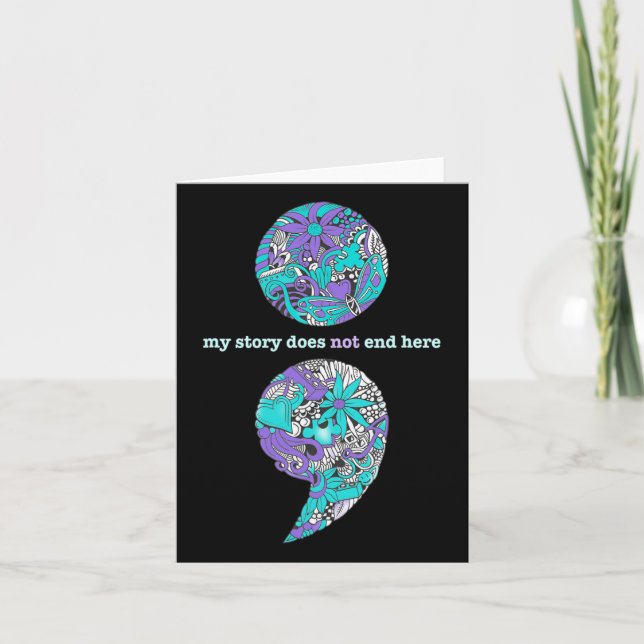 Carte Prévention Du Suicide Et Sensibilisation À La Dépr (Devant)